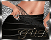 Black Lace Sash Skirt