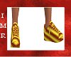 GOLD STRIPED SHOES