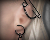 black earrings set