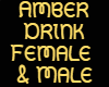 Amber Sparkling Drink