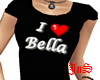 I heart Bella Blk T. (F)