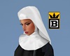 Nun's White Veil Habit