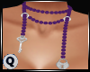 Pearls Purple Lock & Key