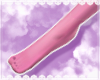 𝓶. sheer pink sock!