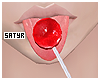 Tongue+Lollipop Red