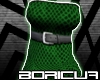 [B] Green Snakeskin Top