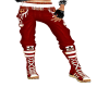 pants  red f