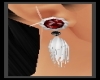 Tassle Ruby Earring