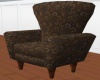 Brown pattern chair