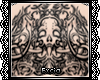 E!|F Skull Chest Tattoo