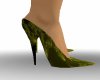 dark green pumps