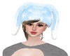 MY Blue Bunny Fur Hat