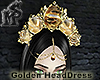 Golden HeadDress Femme