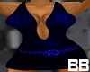 [BB] Silky Dress Blue