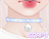 +Risa Choker Blue