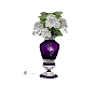 Silver/Purple Heart Vase