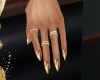 Gold Nails and Rings