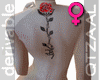 [Q]SEXY Rose bACK-Tatto 