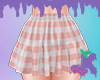 🍒 Pink Plaid Skirt