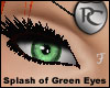 Splash of Green Eyes