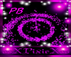 Pink particle blast