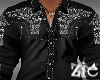 Western Shirt Black+WTE