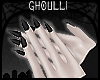 Goth Girl Nails | Black