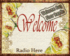 Welcome Rug Floor Radio