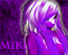 purple dot hair 