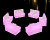Pale Pink Sofa Grouping 