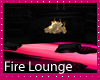 pink/black fire lounge