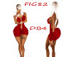 ~DB4~HOT MAMA RED DRESS