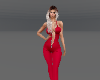 Red Zipped Jumpsuit