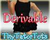 ~DERIVABLE~ Flat Dress