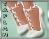 T* Setting  White Heels