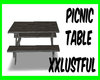 { l} Picnic Table