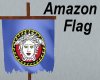 Amazon Flag on Pole