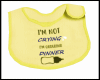 FUNNY BABY BIB YELLOW