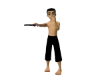 femboy gun pose