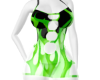 Green Flame Dress