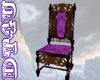 DT4U PurpleCarved Chair