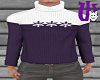 Snowflake Sweater purple