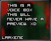 Larxene Voicebox