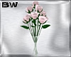 Wedding Pink Roses Vase