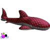 plush red shark