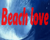 Letrero Playa Beach Love