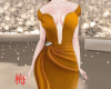 梅 gold dress