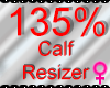 *M* Calf Resizer 135%