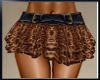 ~T~Leopard Mini Skirt