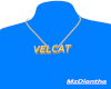 Velcat gld name necklace